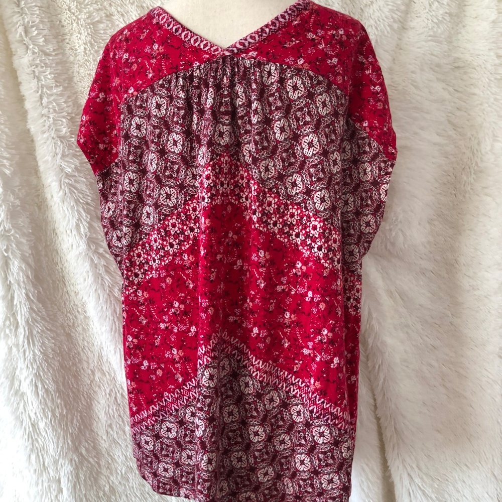 *SOLD*Lucky Brand Button Up Top 3X - Picture 7 of 8